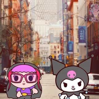 CHEEKY BUT CHARMING 💜★ feat. Mae Stephens and Kuromi ⁠
⁠
Link in bio for the full music video! 💫 ⁠Make sure to follow @kuromi_project for more #KuromifyTheWorldWeek news! #kuromidance #kuromi 