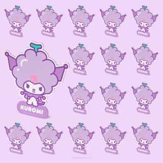 Kuromi is michievous, edgy, and now available as a limited-edition magnet! 💜 Get our Friend of the Month gift FREE when you spend $50 or more in Sanrio stores and online - no code needed! Link in bio to shop. #SanrioFOTM