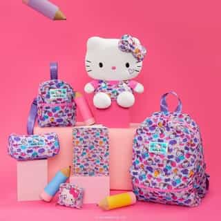 Doodle time ✏️💖 Shop the Super Scribble series featuring Hello Kitty in a doodle-inspired print. Link in bio!