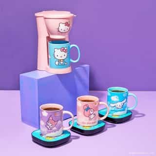 Start your day in supercute style ☕️ 🎀 Shop new morning essentials featuring Hello Kitty and friends! Link in bio.