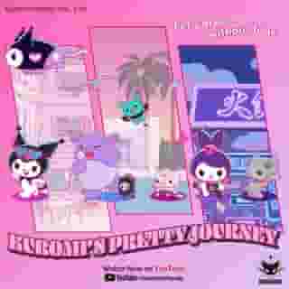 Kuromi has a sister?! Embark on an adventure to find Kuromi's long lost sister, Romina, in this new animated series: Kuromi's Pretty Journey 💜💫 Watch now on the #HelloKittyandFriends YouTube channel - link in bio! #KUROMIFYTHEWORLD