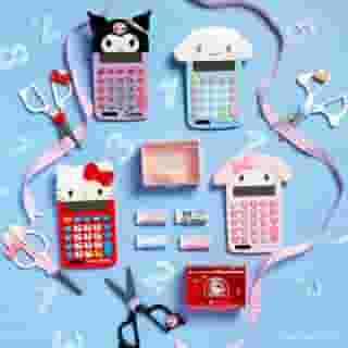 Let’s get to work 📌 Furnish your office space with cute calculators, scissors, and more featuring Hello Kitty and Friends! Link in bio to shop.