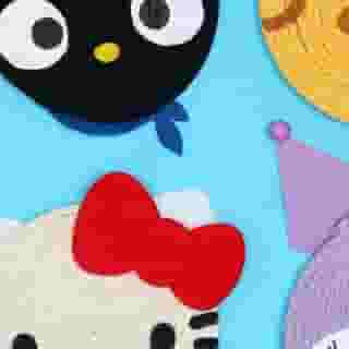 These #HelloKittyandFriends DIY coasters are the perfect craft activity to do with your friends and family this Father's Day! Learn how to make these adorable coasters that feature Hello Kitty, Kuromi, My Melody, Chococat, Pompompurin and Tuxedosam - link in bio!