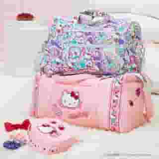 The @HelloKitty x @verabradley collection has arrived 💖 Explore bright and colorful styles just in time for summer! Available online at verabradley.com and select styles on sanrio.com. Link in bio to shop!