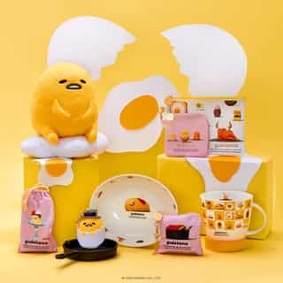 An Eggcellent Collection inspired by Gudetama's Series on @netflix 🍳 Laze around with this Gudetama plush and more! Link in bio to shop.⁠