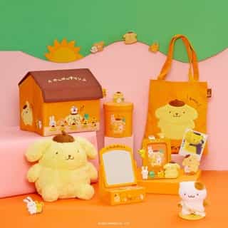 Pompompurin is all set to have a fun day together with his friends Muffin, Bagel, and more! 💛 Shop the Team Pudding Series 🍮  Link in bio.