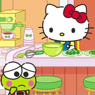 Sanrio Town is Keroppi-fied and everyone is a bit confused with all the changes. When Pompompurin and Kuromi get a hold of the magical fortune cookies, chaos ensues as worlds collide. Will Sanrio Town ever be the same? Find out in Keroppi Town PART 2 on the #HelloKittyandFriends YouTube channel - link in bio!
