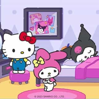 After locating the final missing part to the time machine, Hello Kitty, Kuromi and My Melody waste no time returning to their friends. Did they carefully navigate through the past? Find out in PART 3 on the #HelloKittyandFriends YouTube channel - link in bio! 