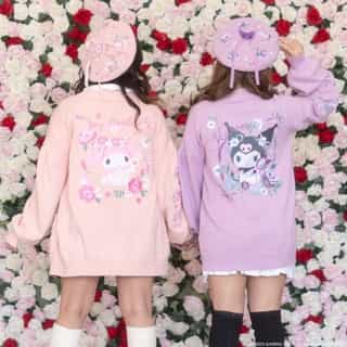 Feeling sweet and floral 🌸💜 The My Melody & Kuromi Floral collection by @japanla is here! Shop link in bio.