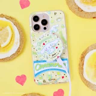 Squeeze the day with Cinnamoroll 🍋🤍 New phone case and charger by @shopsonix is here! Link in bio to shop.