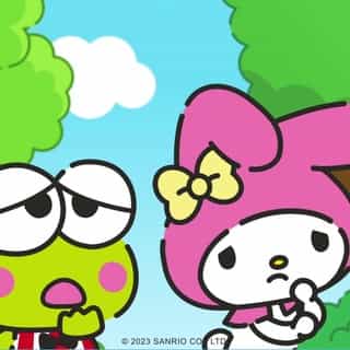 Tune in to this week’s episode of #HelloKittyandFriends to find out what mysteries await Hello Kitty and friends at the top of the beanstalk. Is it a giant's home, or something else?  ☁️ 🏠 Click the link in bio to watch now! 