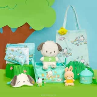 Sunny days ahead ☀️🌷🍃 Pochacco's bringing the warm weather in this sweet Spring-themed collection. Link in bio to shop! 