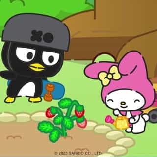 Hello Kitty and friends are helping My Melody prep for the fair. In doing so, they bump into a giant beanstalk that goes high above the clouds. What could it be up there? Find out in PART 1 of Hello Kitty and the Beanstalk on the #HelloKittyandFriends YouTube channel - link in bo!  