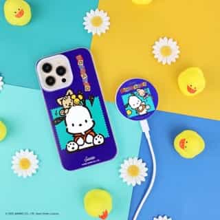 Put Pochacco in your pocket 📱💙 New phone case and charger by @shopsonix is here! Link in bio to shop.