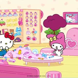 Will all the cutest small gifts help bring big smiles to My Melody’s bad mood cloud? ☁️ Find out in PART 2 of My Melody’s Bad Day on the #HelloKittyandFriends YouTube channel - link in bio! 