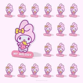 My Melody is caring, honest, and now available as a limited-edition magnet! 💞 Get our Friend of the Month gift FREE when you spend $50 or more in Sanrio stores and online - no code needed! Link in bio to shop. #SanrioFOTM