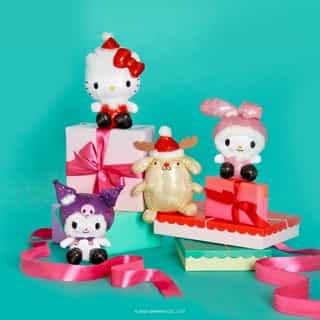 Sparkle and shine✨ Take your pick of Hello Kitty, My Melody, Kuromi, or Pompompurin when you spend $50 or more this weekend! Link in bio.