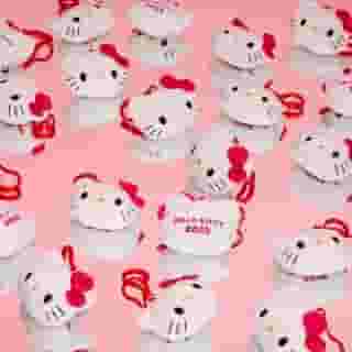 Hello Kitty is friendly, kind-hearted, and now available as a limited-edition mascot clip! 💕 Get our Friend of the Month gift FREE when you spend $50 or more in Sanrio stores and online - no code needed! Link in bio to shop. #SanrioFOTM