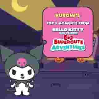 Grab some popcorn and your favorite Halloween treats 🎃🎂 It’s time to celebrate Kuromi’s birthday with her Top 5 Moments from Hello Kitty and Friends Supercute Adventures! Watch the full episodes on the #HelloKittyandFriends YouTube channel. Link in bio.⁠