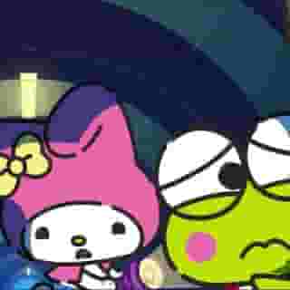 Kuromi, My Melody, Keroppi and Badtz-maru make their way deeper into the subway tunnel to investigate the glowing lights. What will they find?! Watch PART 2 of Kuromi’s Super Spooky Special to find out! 🕵️ Link in bio.