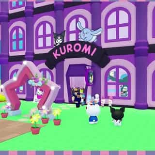 Welcome Kuromi to My Hello Kitty Cafe! 💜🎉 Our cheeky but charming friend has brought themed props and outfits. Are you ready to invite Kuromi to join your cafe? Join the celebration only on @roblox and stay tuned for more surprises this month! Link in bio.
