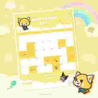 Say hello to a new month with @aggretsuko 🗓🧡 Tap the link in bio to download the Friend of the Month calendar for September! #SanrioFOTM