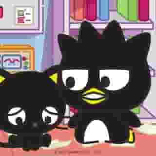 Chococat’s is having gravity problems 💫 Can Badtz-maru help solve his problems?  Find out in Hello Kitty and Friends Supercute Adventures on the #HelloKittyandFriends YouTube channel. Link in bio!