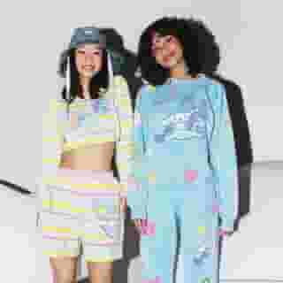 Fly high with Cinnamoroll in our dreamy @dumbgood capsule featuring sherbet-colored stars, embroidered denim, and more! 💙✨ Shop link in bio.