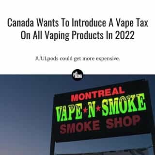The government proposed a flat rate of $1 on every 10 millilitres of vaping liquid, and the excise duty would be calculated and based on the volume of the smallest container holding the liquid.⁠
⁠
*Click the link in @mtlblog bio for the full story! ⁠
⁠
📸: @montreal_vape_n_smoke⁠
