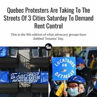 "The cost of housing has exploded over the past few years all over Québec."⁠
⁠
*Click the link in @mtlblog bio for the full story! ⁠
⁠
📸: FRAPRU & André Querry via Facebook⁠
