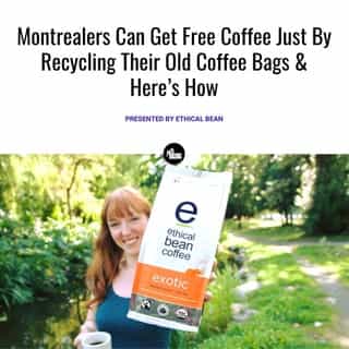 Earth Day is April 22nd, and what better way to practice sustainability than by recycling your old coffee bags? Send bags, get beans. It’s that simple!⁠
⁠
*Click the link in the @mtlblog bio to learn more!⁠
⁠
📸: @ethicalbean⁠
⁠
#sponsoredcontent⁠
