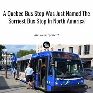 StreetsBlog USA has announced the results of its "Sorriest Bus Stop in North America" championship and Quebecers will be proud. 😆⁠
⁠
*Click the link in @mtlblog bio for the full story! ⁠
⁠
📸: Meunierd via @dreamstime⁠
