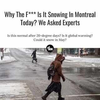 It's not like it's never snowed here in April before. But after a number of 20-degree days (or warmer), we're simply not having it.⁠
⁠
*Click the link in @mtlblog bio for the full story! ⁠
⁠
📸: Marc Bruxelle via Dreamstime⁠
