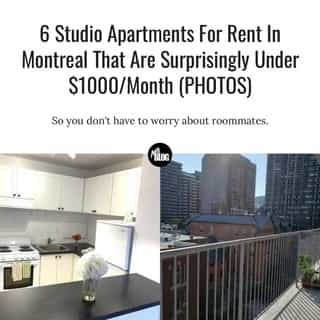 As we all know, when it comes to looking for studio apartments for rent in Montreal, they can come with some steep prices. ⁠
⁠
*Click the link in @mtlblog bio for the full story! ⁠
⁠
📸: @zumper⁠
