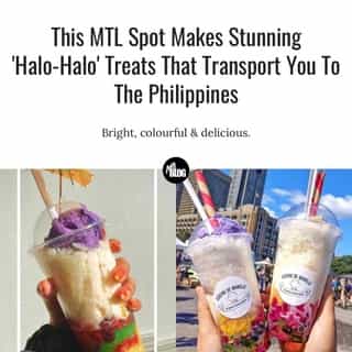 While we can't skip ahead in time to experience summer or international travel just yet, the feeling one gets from digging into the halo-halo from Montreal's Cuisine de Manille comes pretty close.⁠
⁠
*Click the link in @mtlblog bio for the full story! ⁠
⁠
📸: @cuisinedemanille & @blindedbyfood ⁠

