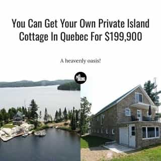Who hasn't dreamed of having their own private island? This Quebec cottage for sale on La Tuque Lake proves you don't need to be a multi-millionaire to make it happen.⁠
⁠
*Click the link in @mtlblog bio for the full story! ⁠
⁠
📸: Antoine Latulippe via Royal LePage⁠
