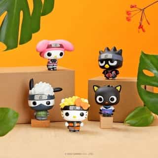 Celebrate one of our favorite character crossovers ever with these limited edition Naruto Shippuden x Hello Kitty and Friends @originalfunko vinyl figures! 🍃✨ Link in bio to shop.