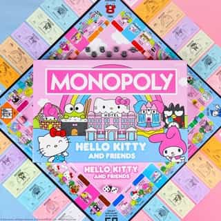 Introducing MONOPOLY®: Hello Kitty and Friends Edition 🎀 🎲 Win or lose, you're sure to have a super sweet time! Buy, sell, and trade properties like Hello Kitty's Hotel, My Melody's Flower Shop, and more as you explore this supercute version of the classic board game. Tap the link in bio to shop now! 