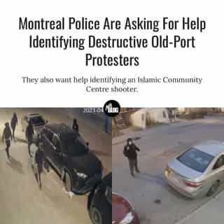 The SPVM has released videos showing protesters smashing windows and destroying signs. ⁠
⁠
*Click the link in @mtlblog bio for the full story! ⁠
⁠
📸: Service de police de la Ville de Montréal via YouTube & Centre Communautaire Islamique Assahaba via Facebook⁠
