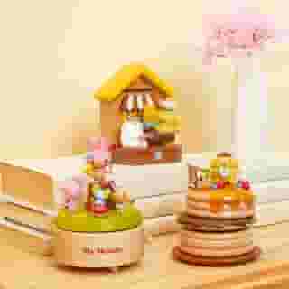 From lamps to music boxes, these wooden keepsakes feat. My Melody and Pompompurin will add a touch of warmth and coziness to any room 💗 Tap the link in bio to shop!