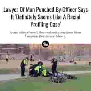 The name of the man in the video is Nizar Laarais. His legal representative, Fernando Belton, told MTL Blog that this incident "definitely seems like a racial profiling case."⁠
⁠
*Click the link in @mtlblog bio for the full story! ⁠
⁠
📸: agnes_reiss via Twitter⁠
