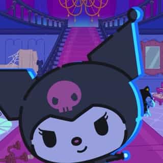 Kuromi can’t wait to go on an adventure with her friends to the Spooky Forest Mansion 💜👻 Watch this ghostly fun episode of Hello Kitty and Friends Supercute Adventures on the #HelloKittyAndFriends YouTube channel! Link in bio.