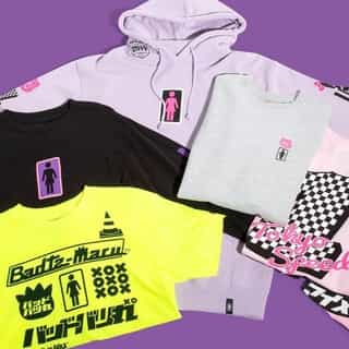 Ready, set, go! 🏁🎀 New @girlskateboards x Hello Kitty and Friends graphic tees and more are now available online. Tap the link in bio to shop!