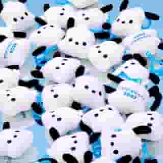 Pochacco is curious, sporty, and now available as a limited edition mascot clip! 🐶 Get our Friend of the Month gift FREE when you spend $50 or more in Sanrio stores and online - no code needed! Link in bio to shop. #SanrioFOTM