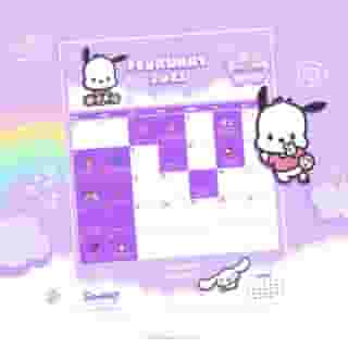 Say hello to a new month with #Pochacco 🗓️ 🐶 Tap the link in bio to download the Friend of the Month calendar for February! #SanrioFOTM
