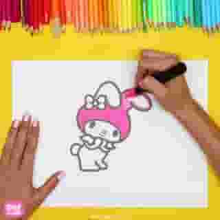 Get ready for a supercute how-to draw video featuring one of our sweetest friends! Tune into the #HelloKittyandFriends YouTube channel to learn to draw My Melody✨