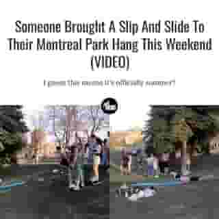 While it looked like most people were either having a picnic or playing spike ball, someone took their park hang to the next level by bringing a full-on slip and slide.⁠
⁠
*Click the link in @mtlblog bio for the full story! ⁠
⁠
📸: @dude_wander⁠
