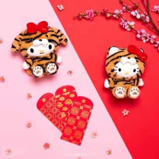 2022 is the Year of the Tiger! 🐯 Celebrate #LunarNewYear with these limited edition Hello Kitty and My Melody plushies ❤️ Link in bio to shop!