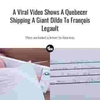 Since becoming premier back in 2018, I'm sure François Legault has received a wide array of gifts 🥴⁠
⁠
*Click the link in @mtlblog bio for the full story! ⁠
⁠
📸: @frost_the_goat ⁠