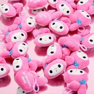 My Melody is super sweet, kindhearted, and now available as a limited edition mascot clip! 💕 Get our Friend of the Month gift FREE when you spend $50 or more in Sanrio stores and online - no code needed! Link in bio to shop. #SanrioFOTM